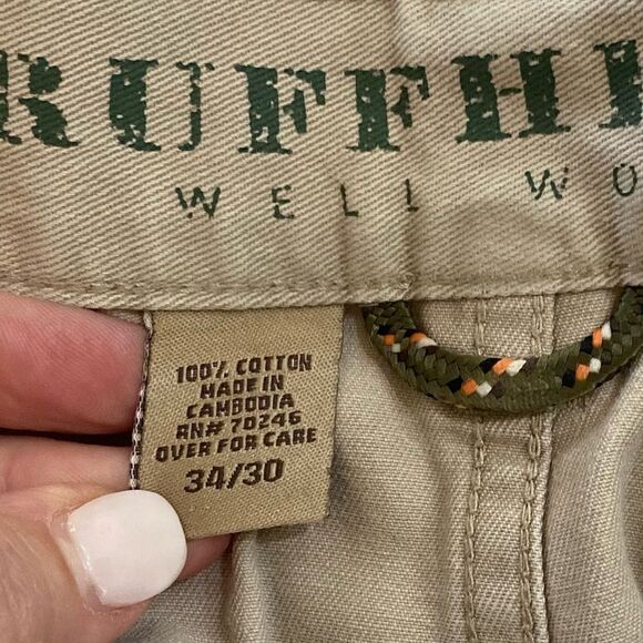 34x29 Ruff Hewn Flat Front Pant Khaki Pant - Picture 7 of 16